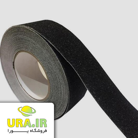 ترمز پله سمباده ای سیلیسی پشت چسب دار مشکی