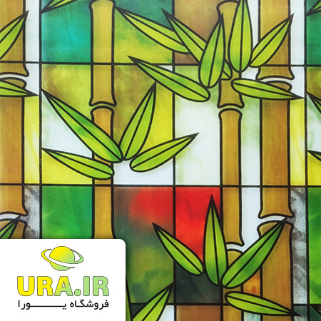 برچسب شیشه مات رنگی کد 413