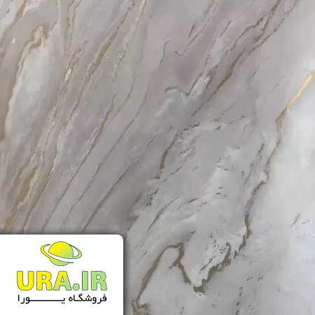 برچسب طرح سنگ رگه طلایی هایگلاس براق کد 6013 (عرض 90 سانتیمتر)